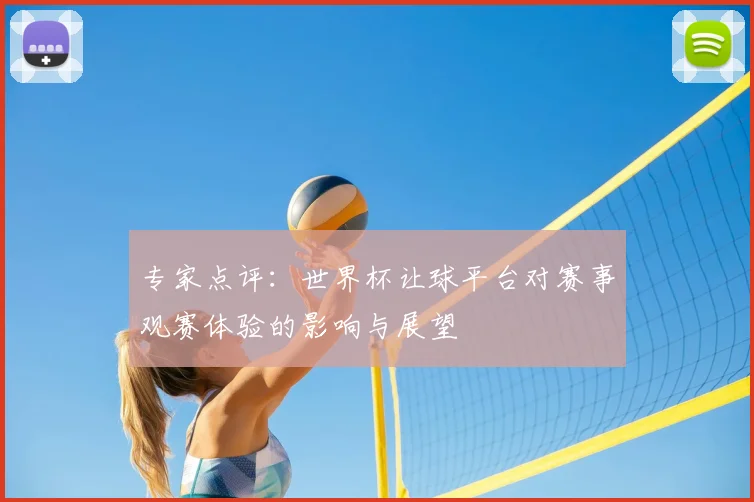 专家点评：世界杯让球平台对赛事观赛体验的影响与展望